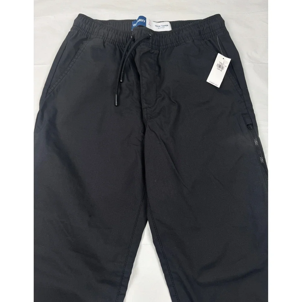 Old Navy Boys Tech Taper Quick Dry Pants Black Size‎ L 10-12